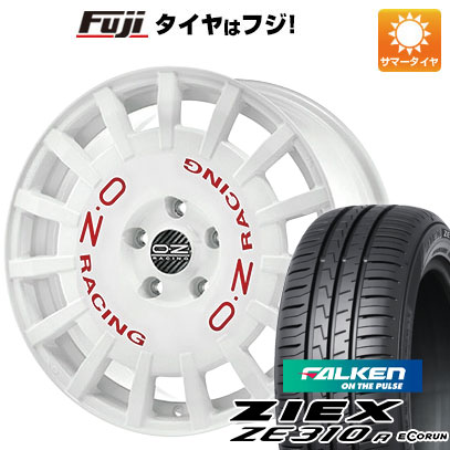 【新品国産車用4穴100】 夏タイヤ ホイール4本セット 205/45R17 ファルケン ジークス ZE310R エコラン(限定) OZ ラリーレーシング 7J 17インチ(送料無料)｜フジ スペシャルセレクション