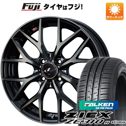 【新品国産車用4穴100】 夏タイヤ ホイール4本セット 195/45R16 ファルケン ジークス ZE310R エコラン(限定) WEDS ウェッズ レオニス MX 6J 16インチ(送料無料)｜フジ スペシャルセレクション