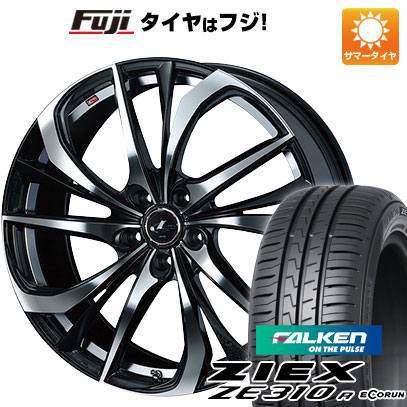 【新品国産車用5穴114.3】 夏タイヤ ホイール4本セット 225/65R17 ファルケン ジークス ZE310R エコラン(限定) WEDS ウェッズ レオニス TE 7J 17インチ(送料無料)