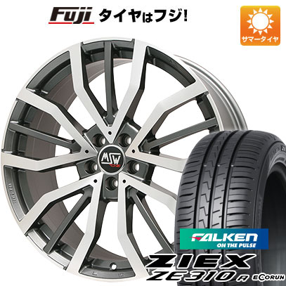 【新品国産車用5穴114.3】 夏タイヤ ホイール4本セット 225/50R18 ファルケン ジークス ZE310R エコラン(限定) MSW by OZ Racing MSW 49(グロスガンメタルポリッシュ) 8J 18インチ(送料無料)｜フジ スペシャルセレクション 75,075円