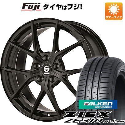 【新品国産車用5穴114.3】 夏タイヤ ホイール4本セット 225/50R18 ファルケン ジークス ZE310R エコラン(限定) OZ SPARCO ポディオ 8J 18インチ(送料無料)｜フジ スペシャルセレクション