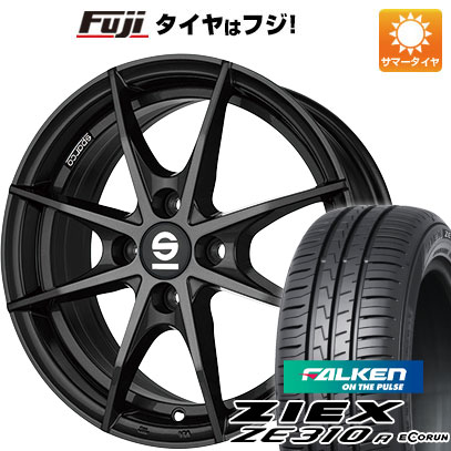 【新品国産車用4穴100】 夏タイヤ ホイール4本セット 195/50R16 ファルケン ジークス ZE310R エコラン(限定) OZ SPARCO トロフェオ 6.5J 16インチ(送料無料)｜フジ スペシャルセレクション