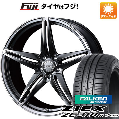 【新品国産車用5穴114.3】 夏タイヤ ホイール4本セット 215/45R18 ファルケン ジークス ZE310R エコラン(限定) WEDS ウェッズ F-ZERO FZ-3 7.5J 18インチ(送料無料)