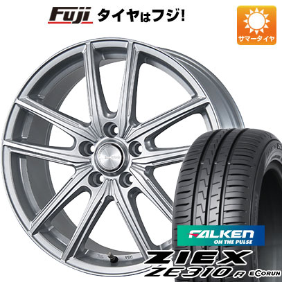 【新品】フリード 5穴/114 夏タイヤ ホイール4本セット 195/55R16 ファルケン ジークス ZE310R エコラン(限定) ブリヂストン エコフォルム SE-20 6.5J 16インチ(送料無料)