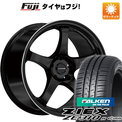 【新品国産車用5穴114.3】 夏タイヤ ホイール4本セット 225/40R18 ファルケン ジークス ZE310R エコラン(限定) ホットスタッフ クロススピード ハイパーエディションCR5 8.5J 18インチ(送料無料)