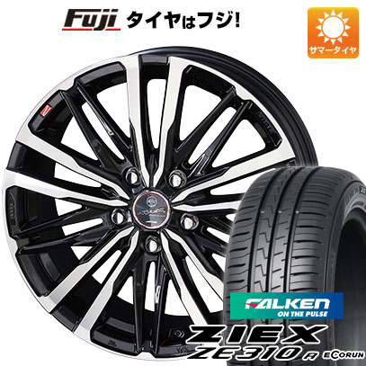 【新品国産車用5穴114.3】 夏タイヤ ホイール4本セット 225/50R18 ファルケン ジークス ZE310R エコラン(限定) 共豊 スマック クレスト 8J 18インチ(送料無料)|フジ スペシャルセレクション