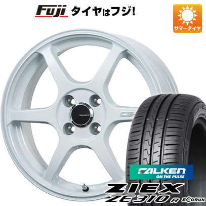 【新品国産車用4穴100】 夏タイヤ ホイール4本セット 195/50R16 ファルケン ジークス ZE310R エコラン(限定) レアマイスター CS-V6(ホワイト) 6J 16インチ(送料無料) 52,800円