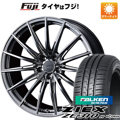 【新品国産車用5穴114.3】 夏タイヤ ホイール4本セット 215/45R18 ファルケン ジークス ZE310R エコラン(限定) WEDS ウェッズ F-ZERO FZ-4 7.5J 18インチ(送料無料)
