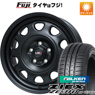 【新品国産車用5穴114.3】 夏タイヤ ホイール4本セット 225/65R17 ファルケン ジークス ZE310R エコラン(限定) レアマイスター LMG OFF-STYLE(マットブラック) 7J 17インチ(送料無料)