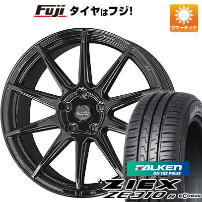 【新品国産車用5穴114.3】 夏タイヤ ホイール4本セット 205/50R17 ファルケン ジークス ZE310R エコラン(限定) 共豊 サーキュラー C10R 7J 17インチ(送料無料)