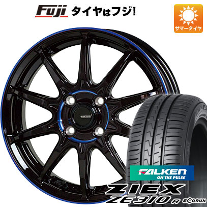 【新品国産車用4穴100】 夏タイヤ ホイール4本セット 185/55R15 ファルケン ジークス ZE310R エコラン(限定) ホットスタッフ ジースピード P-05R 5.5J 15インチ(送料無料)|フジ スペシャルセレクション