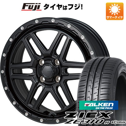 【新品国産車用4穴100】 夏タイヤ ホイール4本セット 195/45R16 ファルケン ジークス ZE310R エコラン(限定) モンツァ HI-BLOCK エルデ 6J 16インチ(送料無料)｜フジ スペシャルセレクション