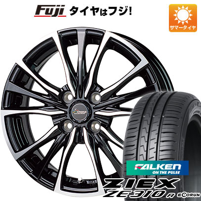【新品国産車用4穴100】 夏タイヤ ホイール4本セット 175/65R15 ファルケン ジークス ZE310R エコラン(限定) ホットスタッフ クロノス CH-110 5.5J 15インチ(送料無料)