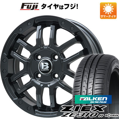 【新品】シエンタ 2015-22 夏タイヤ ホイール4本セット 195/50R16 ファルケン ジークス ZE310R エコラン(限定) ビッグウエイ B-LUGNAS FRD(マットブラック) 6.5J 16インチ(送料無料)
