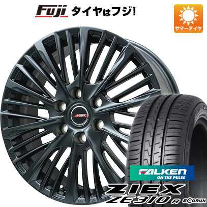 【新品国産車用5穴114.3】 夏タイヤ ホイール4本セット 225/45R18 ファルケン ジークス ZE310R エコラン(限定) プレミックス MER-X 7J 18インチ(送料無料)｜フジ スペシャルセレクション