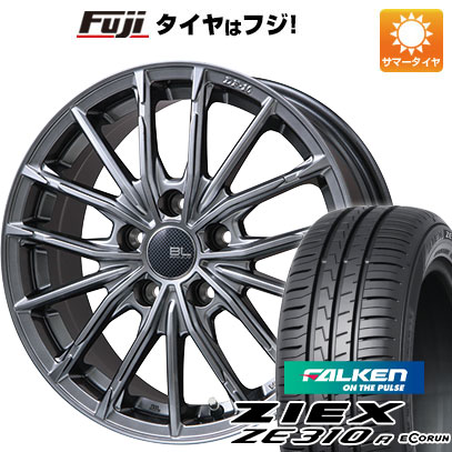 【新品国産車用5穴114.3】 夏タイヤ ホイール4本セット 205/60R16 ファルケン ジークス ZE310R エコラン(限定) ブランドルライン DF-10M ハイパーグレー 6.5J 16インチ(送料無料)