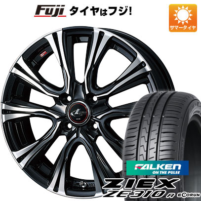 【新品国産車用4穴100】 夏タイヤ ホイール4本セット 175/65R15 ファルケン ジークス ZE310R エコラン(限定) WEDS ウェッズ レオニス VR 5.5J 15インチ(送料無料)