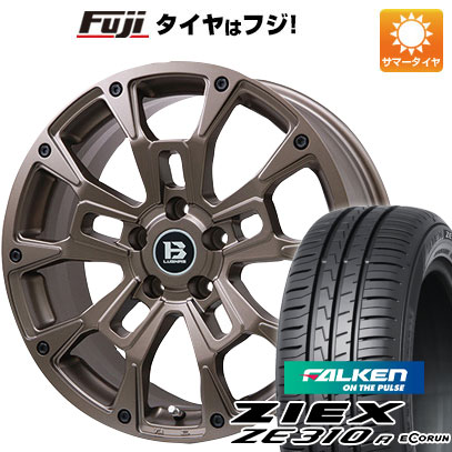 【新品国産車用5穴114.3】 夏タイヤ ホイール4本セット 215/60R17 ファルケン ジークス ZE310R エコラン(限定) ビッグウエイ B-LUGNAS BRD(マットブロンズ) 7J 17インチ(送料無料)