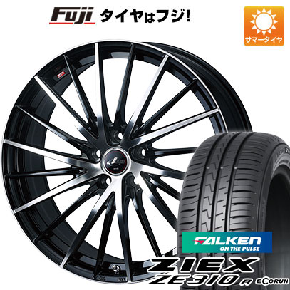 【新品国産車用5穴114.3】 夏タイヤ ホイール4本セット 205/60R16 ファルケン ジークス ZE310R エコラン(限定) WEDS ウェッズ レオニス FR 6.5J 16インチ(送料無料)
