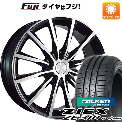 【新品国産車用5穴114.3】 夏タイヤ ホイール4本セット 205/60R16 ファルケン ジークス ZE310R エコラン(限定) ブリヂストン バルミナ A12 6.5J 16インチ(送料無料)