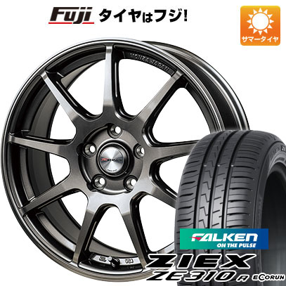 【新品国産車用5穴114.3】 夏タイヤ ホイール4本セット 225/40R18 ファルケン ジークス ZE310R エコラン(限定) モンツァ Rバージョン FS99 8J 18インチ(送料無料)|フジ スペシャルセレクション