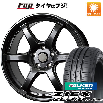 【新品国産車用5穴114.3】 夏タイヤ ホイール4本セット 215/50R17 ファルケン ジークス ZE310R エコラン(限定) ホットスタッフ クロススピード ハイパーエディションRS6 7.5J 17インチ(送料無料)|フジ スペシャルセレクション