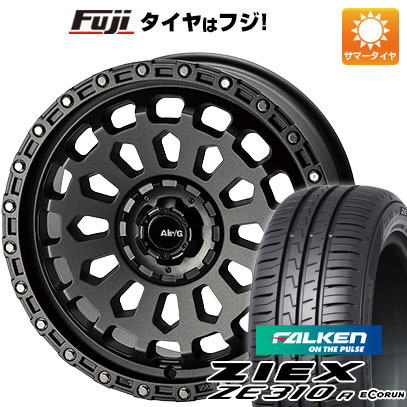 【新品国産車用5穴114.3】 夏タイヤ ホイール4本セット 215/60R17 ファルケン ジークス ZE310R エコラン(限定) フォーバイフォーエンジニア エアージー ヴァルカン 7J 17インチ(送料無料)
