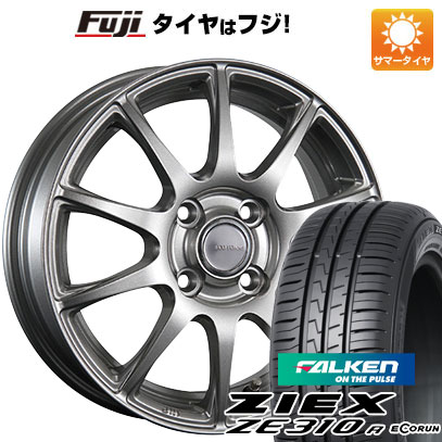 【新品】フリード 5穴/114 夏タイヤ ホイール4本セット 185/65R15 ファルケン ジークス ZE310R エコラン(限定) ブリヂストン エコフォルム SE-23 6J 15インチ(送料無料)