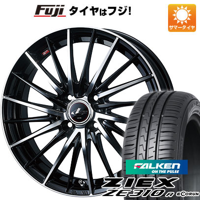 【新品国産車用4穴100】 夏タイヤ ホイール4本セット 175/65R15 ファルケン ジークス ZE310R エコラン(限定) WEDS ウェッズ レオニス FR 5.5J 15インチ(送料無料)