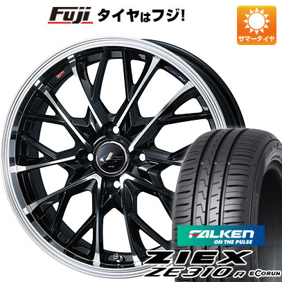 【新品国産車用4穴100】 夏タイヤ ホイール4本セット 175/65R15 ファルケン ジークス ZE310R エコラン(限定) WEDS ウェッズ レオニス MV 5.5J 15インチ(送料無料)