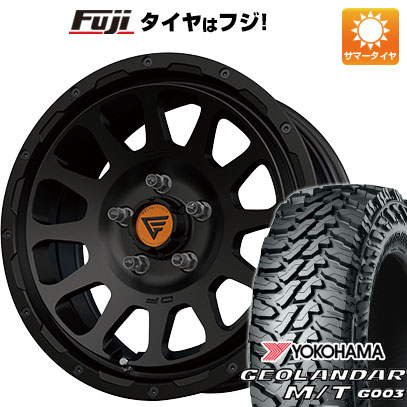 【新品】ジムニー 夏タイヤ ホイール4本セット 175/80R16 ヨコハマ ジオランダー M/T G003 デルタフォース オーバル 5.5J 16インチ(送料無料)|フジ スペシャルセレクション