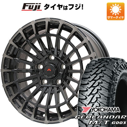 【新品】デリカD5 夏タイヤ ホイール4本セット 225/70R16 ヨコハマ ジオランダー M/T G003 エムクライム ノマド 7J 16インチ(送料無料)|フジ スペシャルセレクション