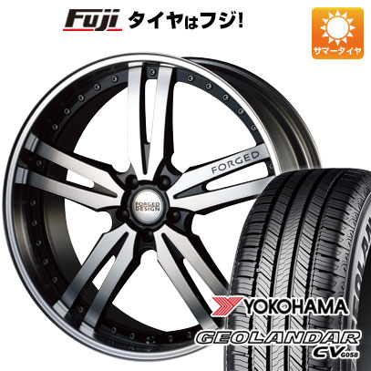 【新品国産車用5穴114.3】 夏タイヤ ホイール4本セット 235/55R20 ヨコハマ ジオランダー CV G058 エムズスピード FORGEDデザイン 768 8.5J 20インチ(送料無料)｜フジ スペシャルセレクション