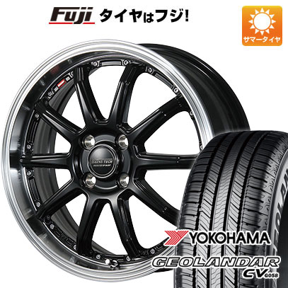 【新品 軽自動車】ハスラー デリカミニ(4WD) 夏タイヤ ホイール4本セット 165/60R15 ヨコハマ ジオランダー CV G058 ブレスト バーンズテック S10-DP 4.5J 15インチ(送料無料)