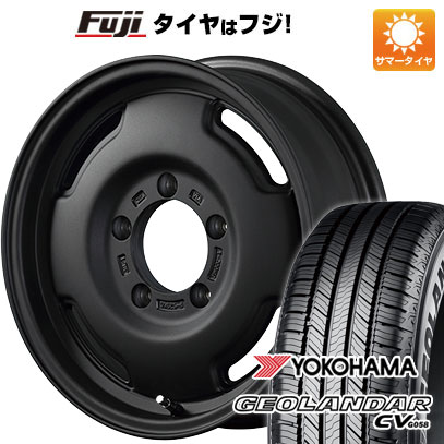 【新品】ジムニーシエラ/ジムニーノマド 夏タイヤ ホイール4本セット 225/70R15 ヨコハマ ジオランダー CV G058 アピオ ワイルドボア SR 6J 15インチ(送料無料)