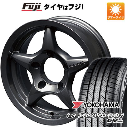 【新品】ジムニーシエラ/ジムニーノマド 夏タイヤ ホイール4本セット 225/70R15 ヨコハマ ジオランダー CV G058 アピオ ワイルドボア X 6J 15インチ(送料無料) 104,500円