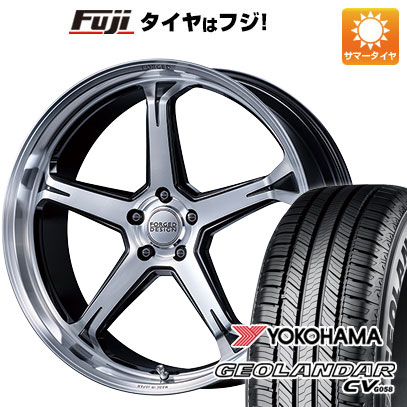 【新品国産車用5穴114.3】 夏タイヤ ホイール4本セット 235/55R20 ヨコハマ ジオランダー CV G058 エムズスピード FORGEDデザイン 888 8.5J 20インチ(送料無料)|フジ スペシャルセレクション