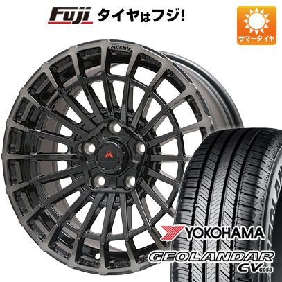 【新品】デリカD5 夏タイヤ ホイール4本セット 225/70R16 ヨコハマ ジオランダー CV G058 エムクライム ノマド 7J 16インチ(送料無料)