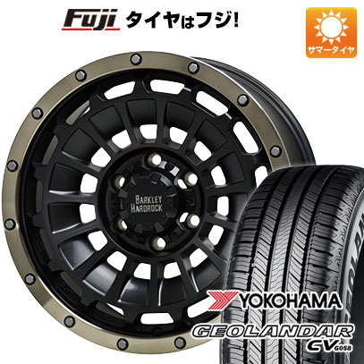 【新品】デリカD5 夏タイヤ ホイール4本セット 215/70R16 ヨコハマ ジオランダー CV G058 ホットスタッフ バークレイハードロック ローガン 7J 16インチ(送料無料)
