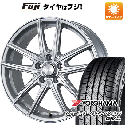 【新品国産車用5穴114.3】 夏タイヤ ホイール4本セット 225/55R19 ヨコハマ ジオランダー CV G058 ブリヂストン エコフォルム SE-20 7.5J 19インチ(送料無料)