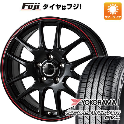 【新品国産車用5穴114.3】 夏タイヤ ホイール4本セット 225/60R18 ヨコハマ ジオランダー CV G058 モンツァ JPスタイル ジェファ 7.5J 18インチ(送料無料)