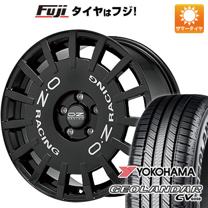 【新品国産車用5穴114.3】 夏タイヤ ホイール4本セット 225/60R18 ヨコハマ ジオランダー CV G058 OZ ラリーレーシング 8J 18インチ(送料無料)｜フジ スペシャルセレクション