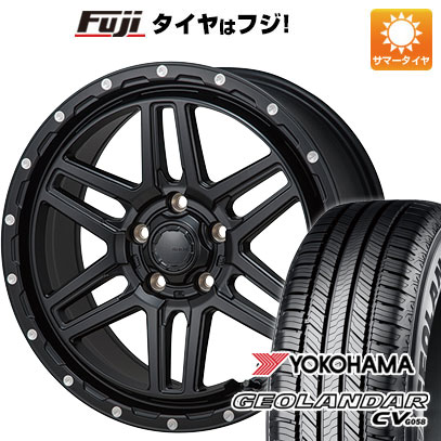 【新品】デリカD5 夏タイヤ ホイール4本セット 225/70R16 ヨコハマ ジオランダー CV G058 モンツァ HI-BLOCK エルデ 7J 16インチ(送料無料)