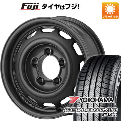 【新品】ジムニーシエラ/ジムニーノマド 夏タイヤ ホイール4本セット 225/70R15 ヨコハマ ジオランダー CV G058 アピオ ワイルドボア ベンチュラ 6J 15インチ(送料無料)
