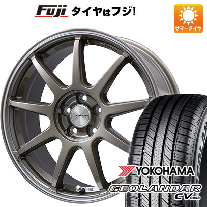 【新品】ライズ/ロッキー（ハイブリッド） 夏タイヤ ホイール4本セット 195/65R16 ヨコハマ ジオランダー CV G058 レアマイスター LMスポーツ LM-QR ブロンズ/ラインポリッシュ 7J 16インチ(送料無料)