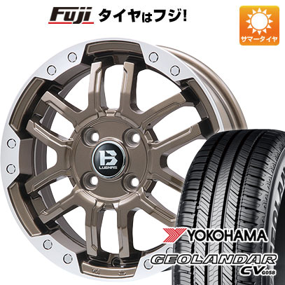 【新品】ライズ/ロッキー（ガソリン） 夏タイヤ ホイール4本セット 195/65R16 ヨコハマ ジオランダー CV G058 ビッグウエイ B-LUGNAS FRD(ブロンズ/リムポリッシュ) 6.5J 16インチ(送料無料)｜フジ スペシャルセレクション