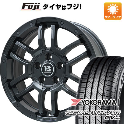 【新品】RAV4（アドベンチャー） 夏タイヤ ホイール4本セット 245/65R17 ヨコハマ ジオランダー CV G058 ビッグウエイ B-LUGNAS FRD(マットブラック) 7J 17インチ(送料無料)
