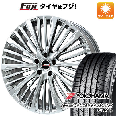 【新品国産車用5穴114.3】 夏タイヤ ホイール4本セット 225/55R19 ヨコハマ ジオランダー CV G058 プレミックス MER-X 7.5J 19インチ(送料無料)|フジ スペシャルセレクション