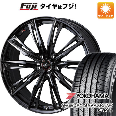【新品国産車用5穴114.3】 夏タイヤ ホイール4本セット 235/55R20 ヨコハマ ジオランダー CV G058 WEDS ウェッズ レオニス GX 8.5J 20インチ(送料無料)