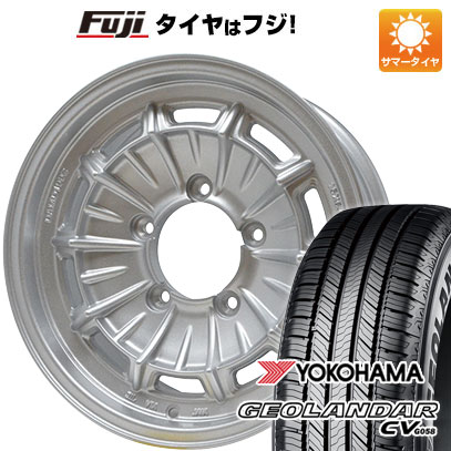 【新品】ジムニーシエラ/ジムニーノマド 夏タイヤ ホイール4本セット 195/80R15 ヨコハマ ジオランダー CV G058 ダムド カンタービレ 6J 15インチ(送料無料)|フジ スペシャルセレクション